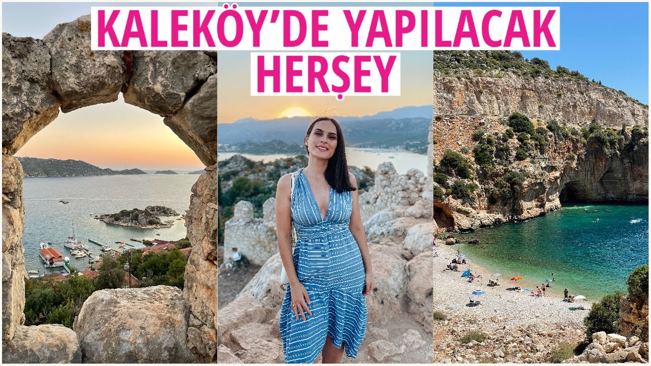 KALEKÖY TATİLİ I Simena Antik Kenti I Finike-Demre Koyları I Myra Antik Kenti