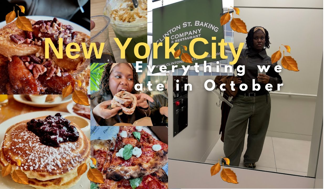 WE ATE AT 4 VIRAL RESTAURANTS IN NEW YORK CITY !🍂