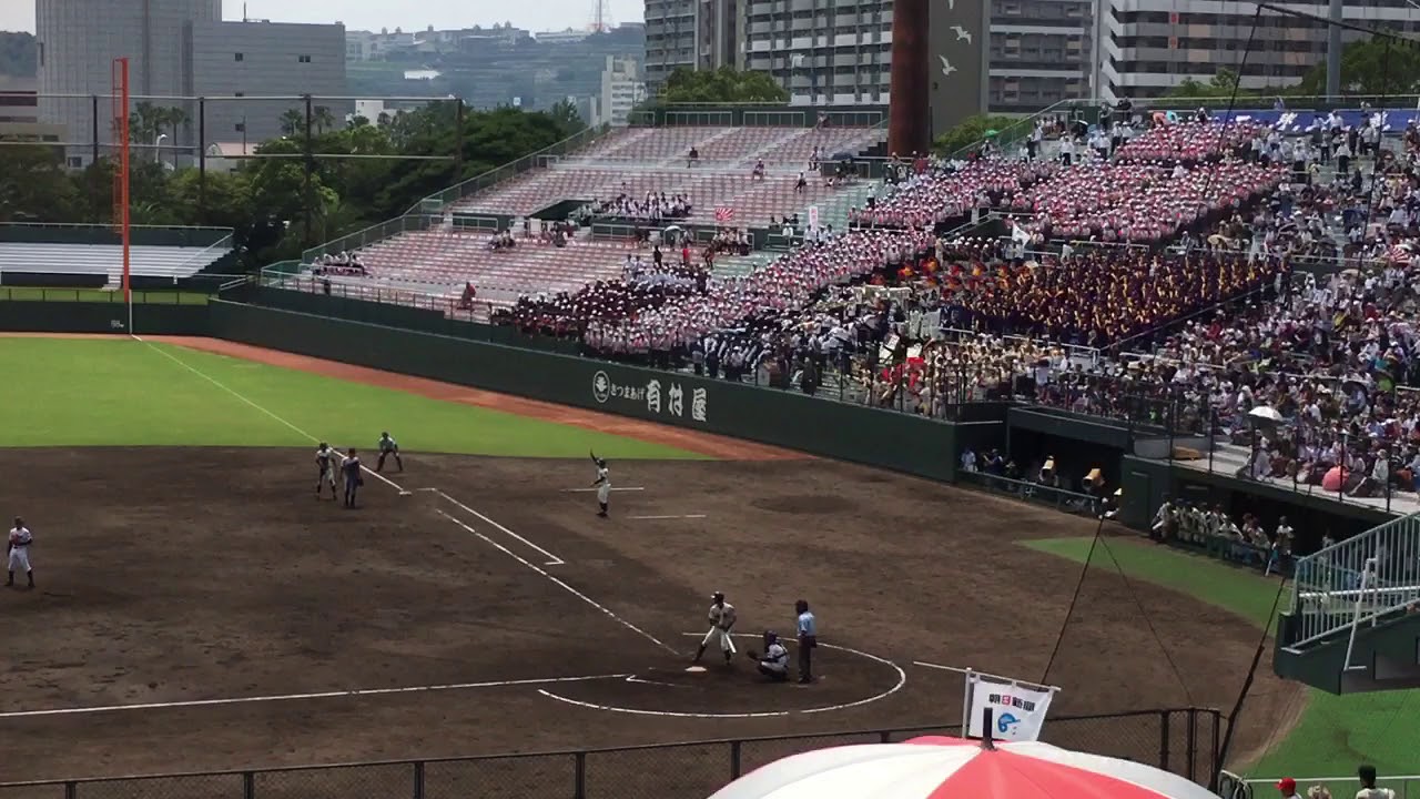 鹿児島実業 満塁ホームラン　紅〜狙い撃ち