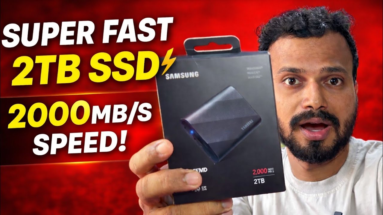 SAMSUNG T9 2TB PORTABLE SSD REVIEW IN KANNADA | 2000MB/S SUPER FAST ⚡