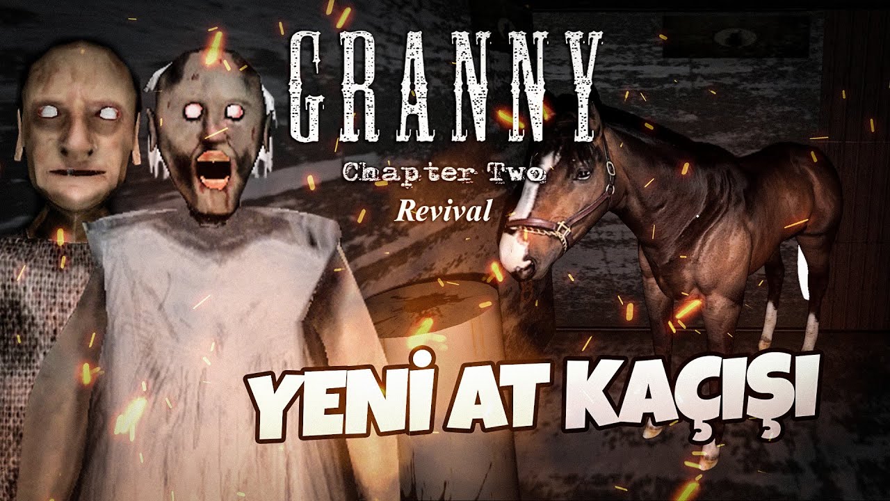 GRANNY'NİN YENİ ATIYLA KA&Ccedil;IYORUZ😂 - Granny 2 Revival