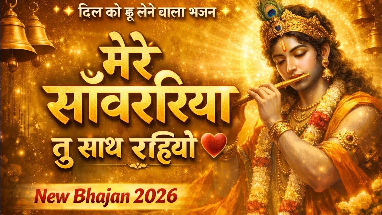 मेरे साँवरिया तू साथ रहियो ❤️ | दिल को छू लेने वाला कृष्ण भजन 2026 | Latest Superhit Bhakti Song