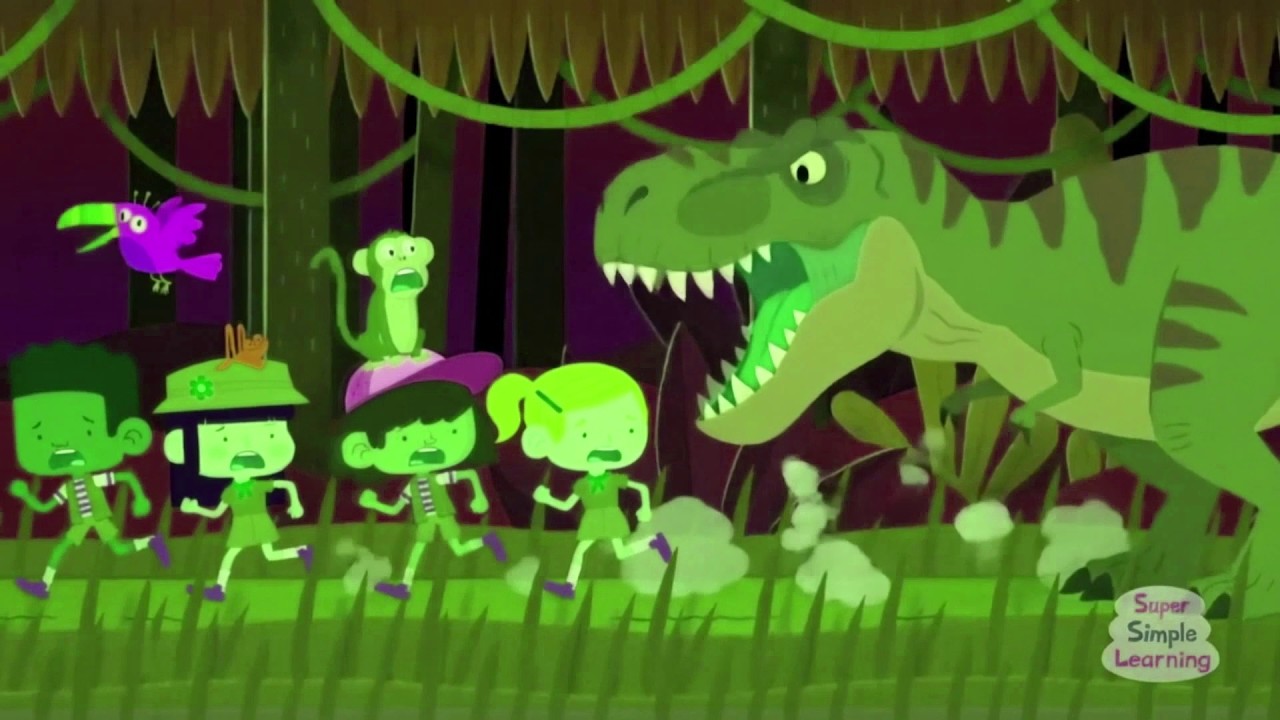 Super Simple Songs Run It's A Dinosaur Intro Logo Sponsored By Klasky Csupo 2001 Effects