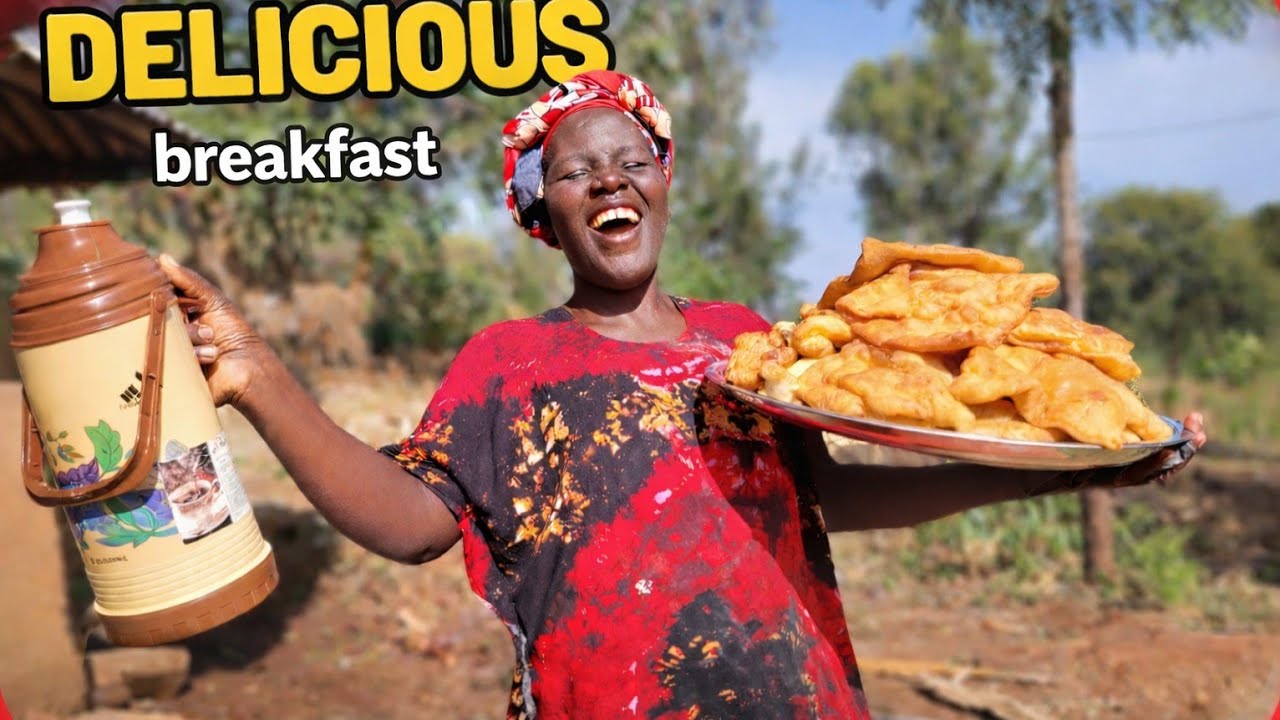 Soft & Fluffy Mandazi for Breakfast | Mum’s Easy Recipe||village life 