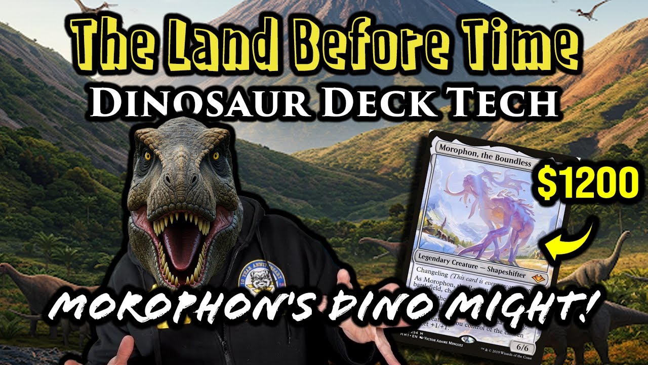 Morophon Dino Deck Tech за 1200 долларов | 5-цветная доисторическая мощь | EDH Dino Domination