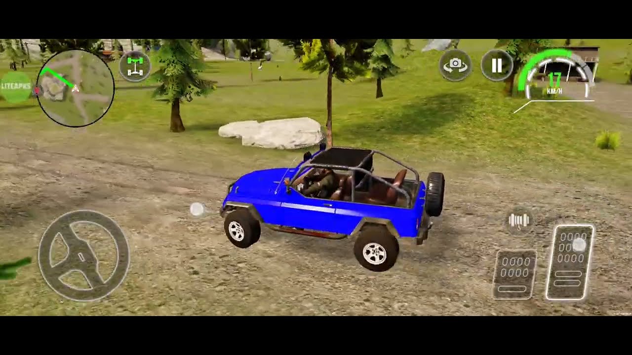 Offroad revolution pulls the truck 