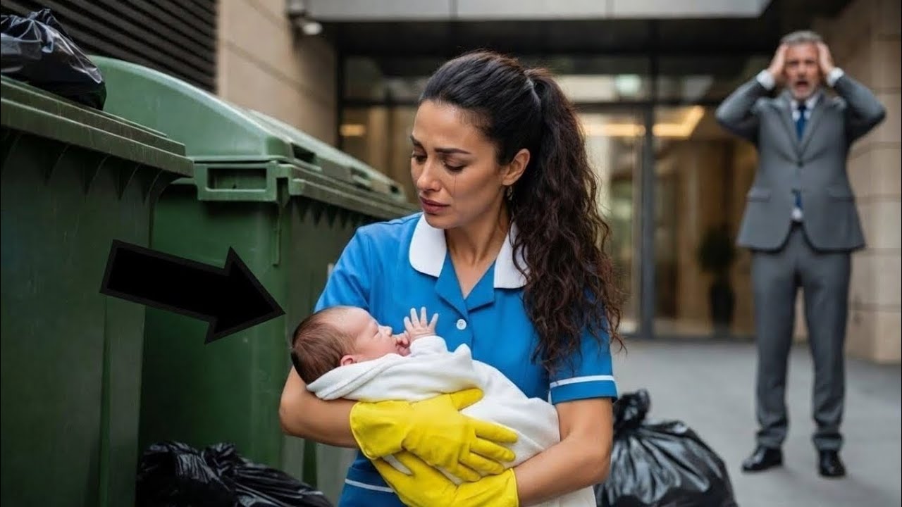 El bebé Millonario fue abandonado en la basura, la limpiadora lo rescató vivo