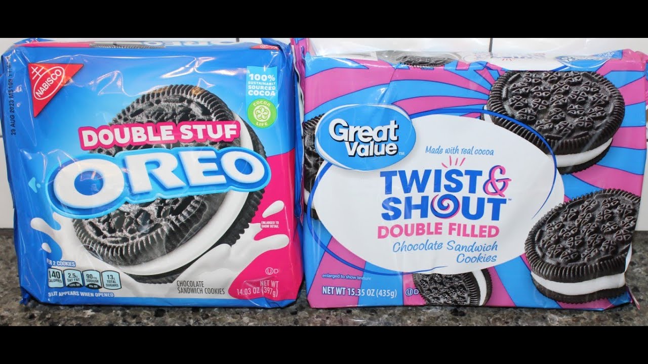 Blind Taste Test: Nabisco Double Stuf Oreo vs Great Value Twist & Shout Double Filled