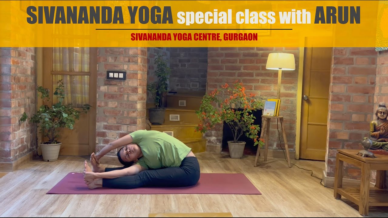 Sivananda 90 mins yoga class with Arun - milestone class
