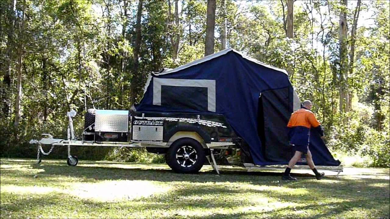 Desert Edge Camper Trailer - Hardfloor setup - Outback model