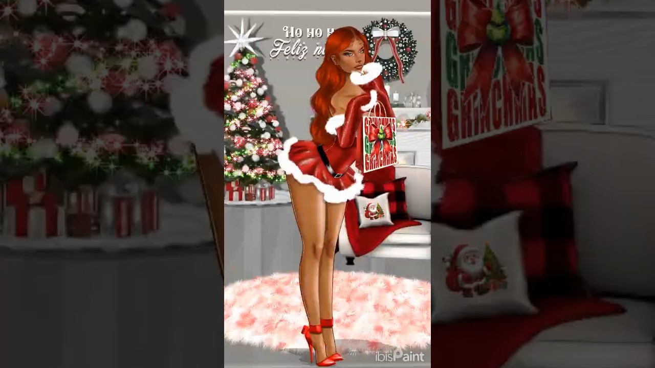 SPEEDPAINT EDI&Ccedil;&Atilde;O DE PNG NATALINA 🎄 #comoeditar #tutorial