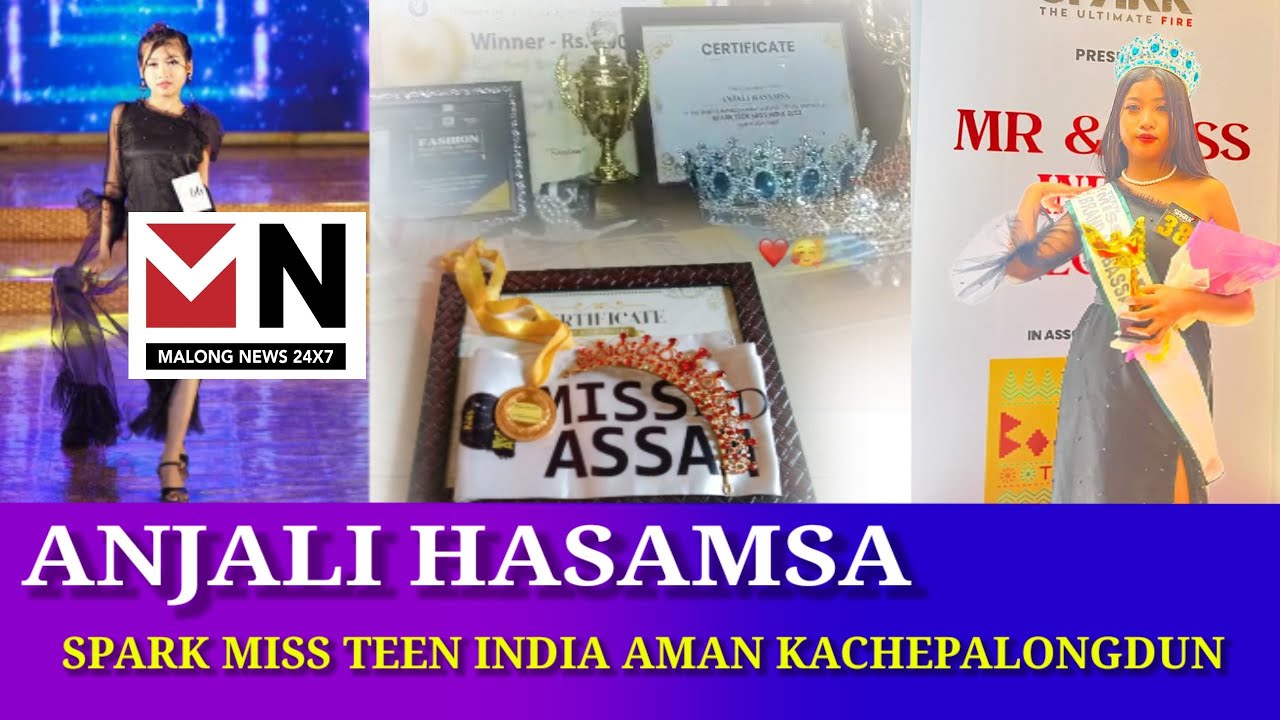 Anjali Hasamsa Spark Miss Teen India aman kachepalongdun