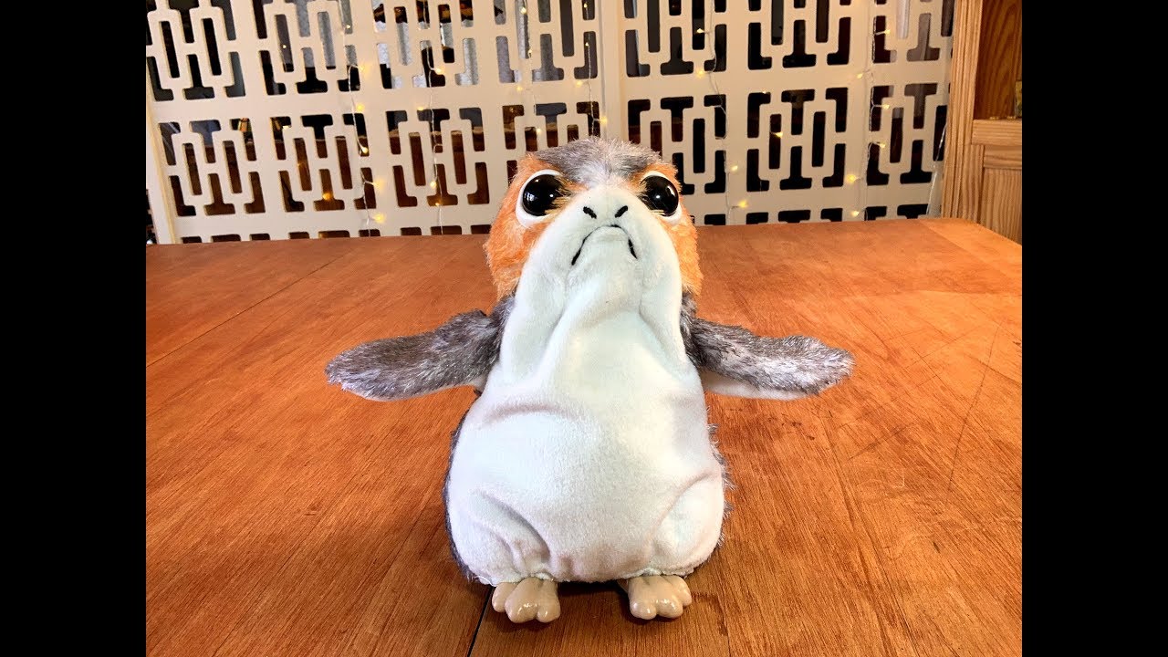 Porg Electronic Plush Without Fur
