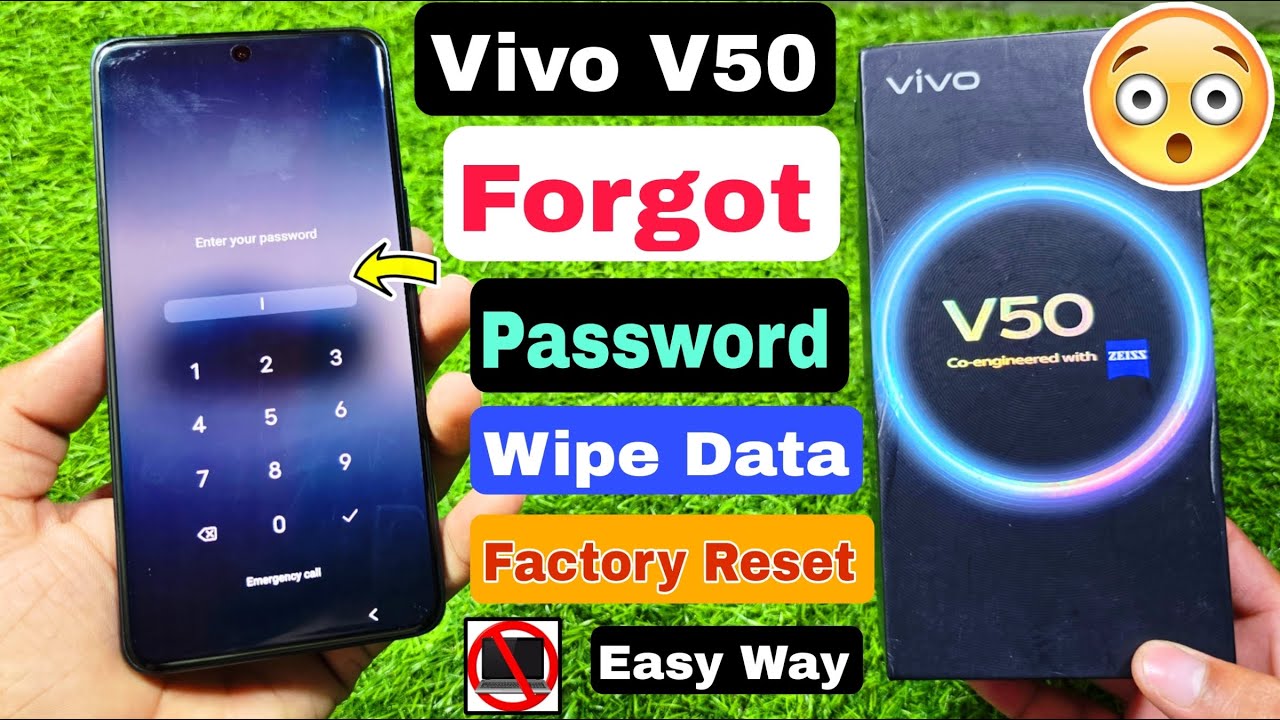 Vivo V50 Lock Kaise Tode ? How To Unlock Vivo V50 | Vivo V50 Pattern Lock Kaise Hataye