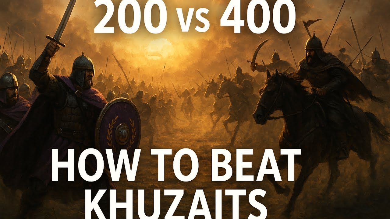 💀 Crushed the Khuzait Horde ⚔️ 200 vs 400 Epic Battle | Bannerlord Tactics 🛡️