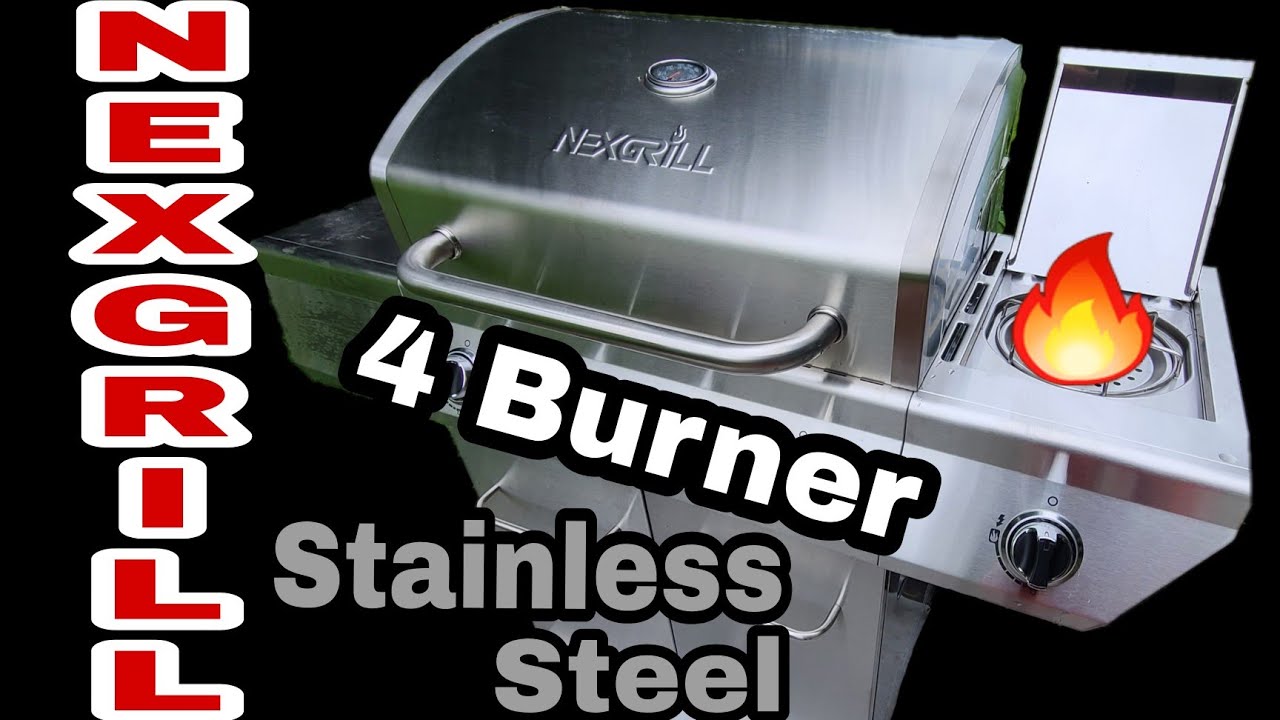 NEXGRILL Stainless Steel 4 Burner Grill