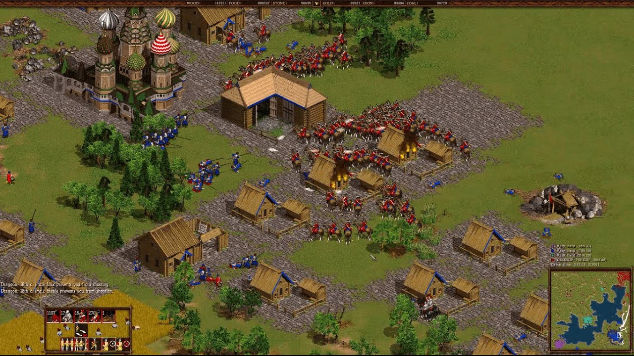 Cossacks: Back to War - 1v3 or all against - Very Hard AI
