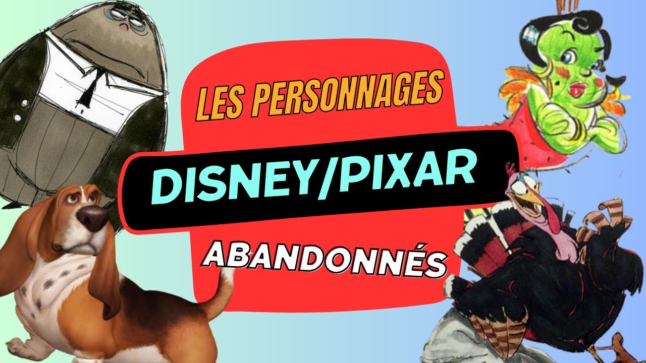 Ces Personnages Disney/Pixar supprimés que vous ne verrez jamais !!