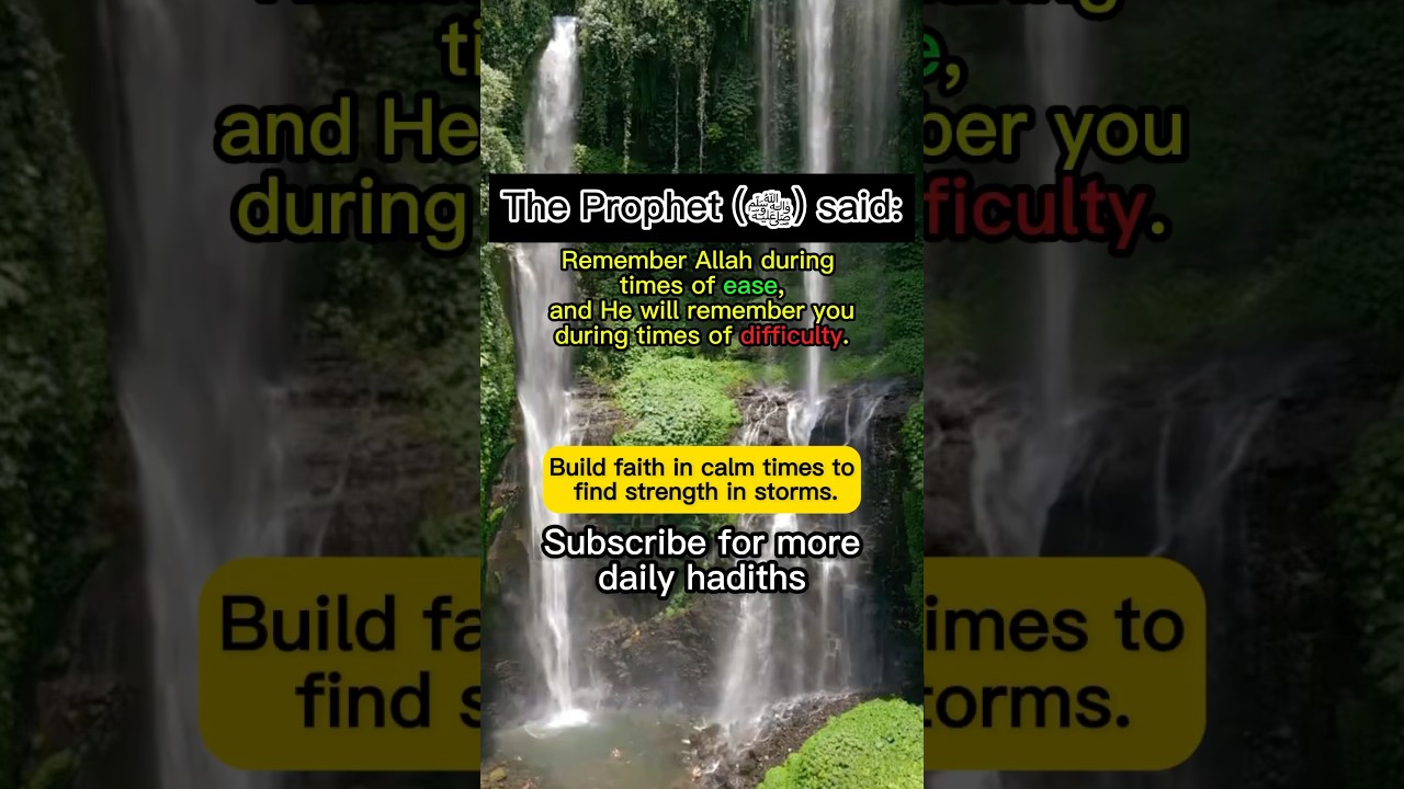 Build faith in calm times to find strength in storms #islam #muslim #islamic
