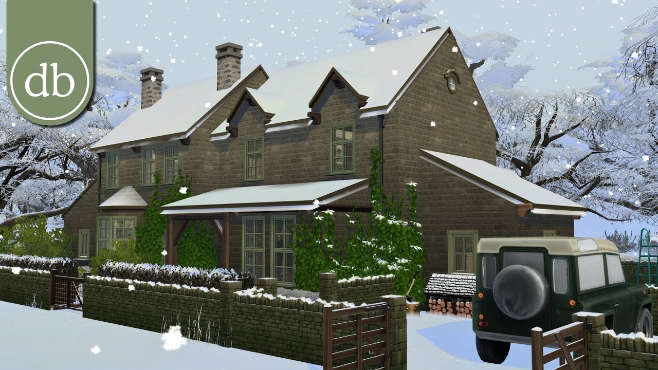 A Cotswolds Christmas | The Sims 4 Speed Build