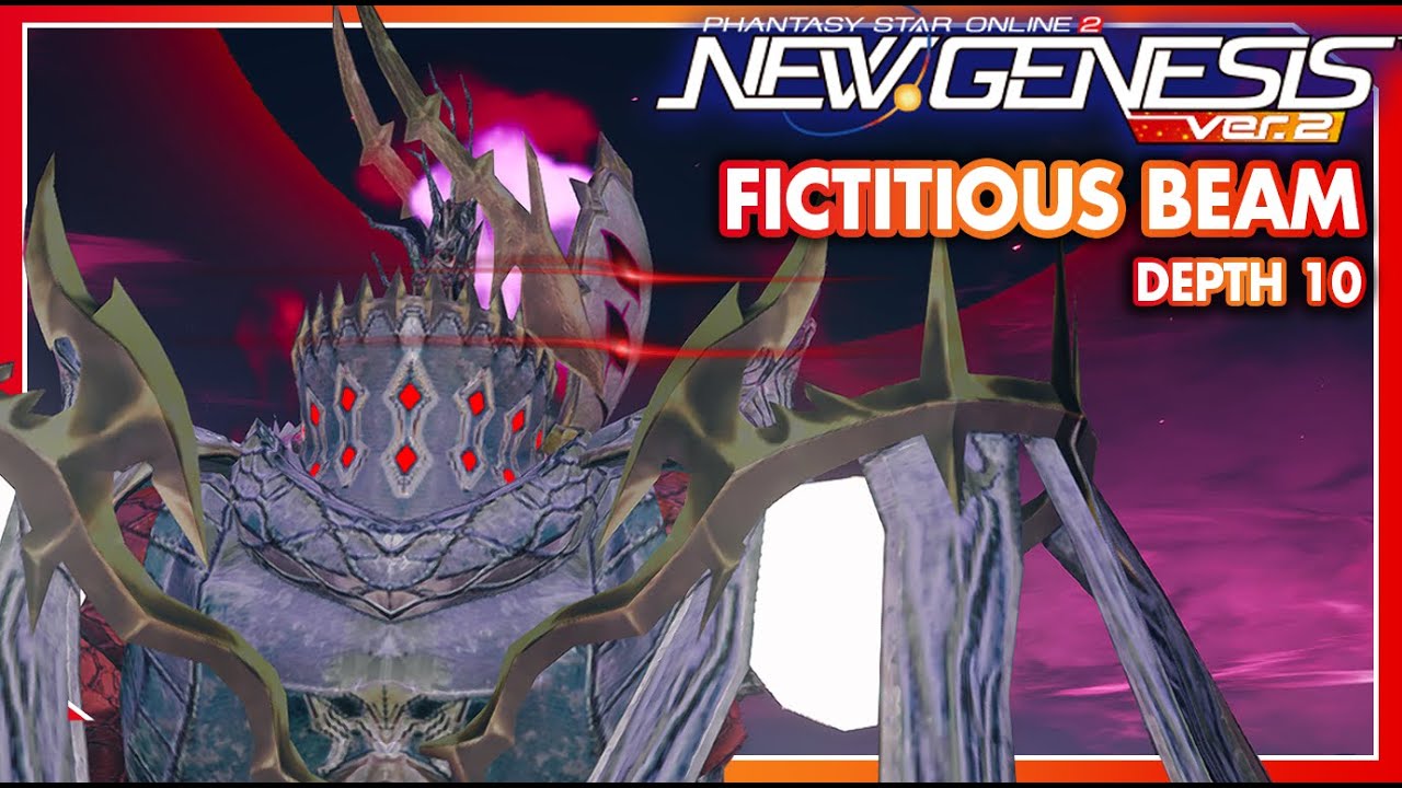 Fictitious Beam: Depth 10 - Rank 10 (Evilspite Ruine Masquerader) Slayer | PSO2NGS