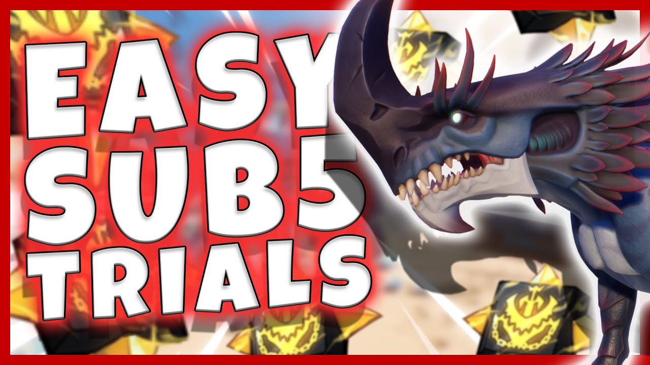 Dauntless Embermane trials - EASIEST sub 5 build and guide