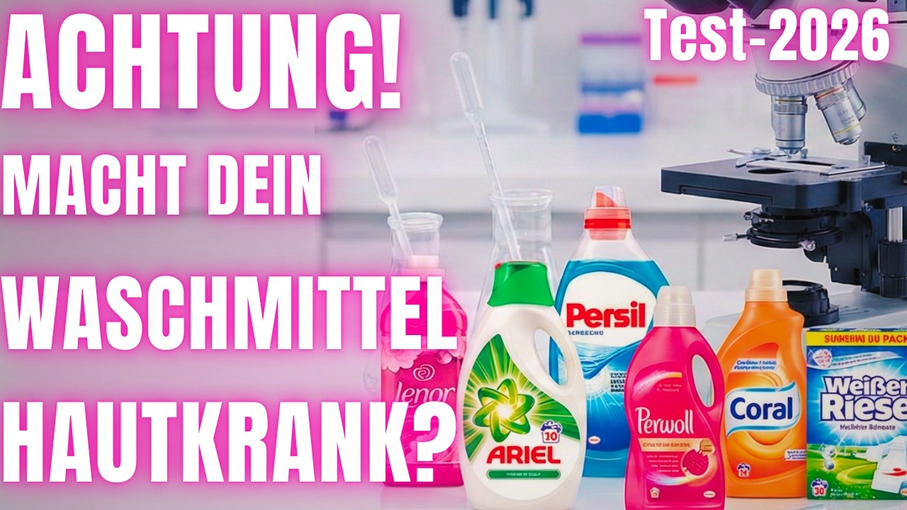 Waschmittel macht KRANK? ☢️ Das Ergebnis ist schockierend!