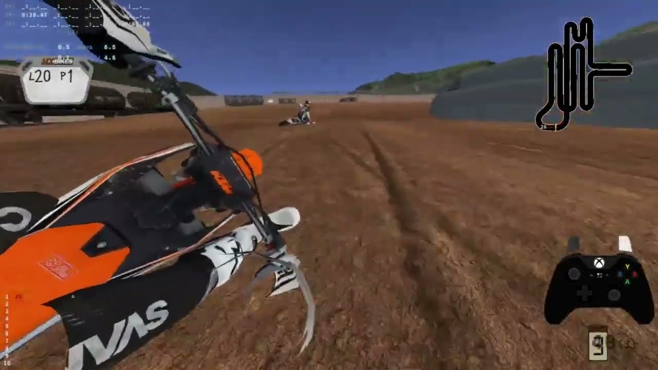 250 Hotlap on New Test Track Rust | 1:11.66 | Mx Bikes |