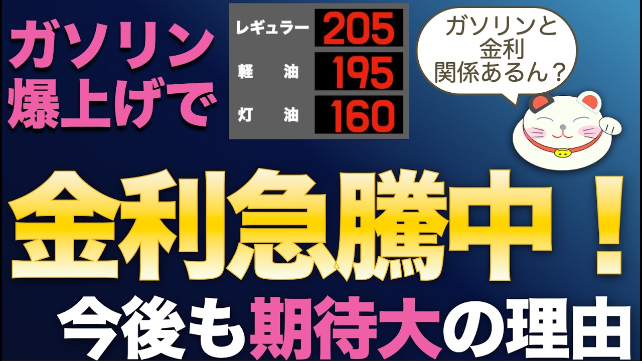 【国債金利急騰！】ガソリン高騰も補助金も金利が上昇する理由