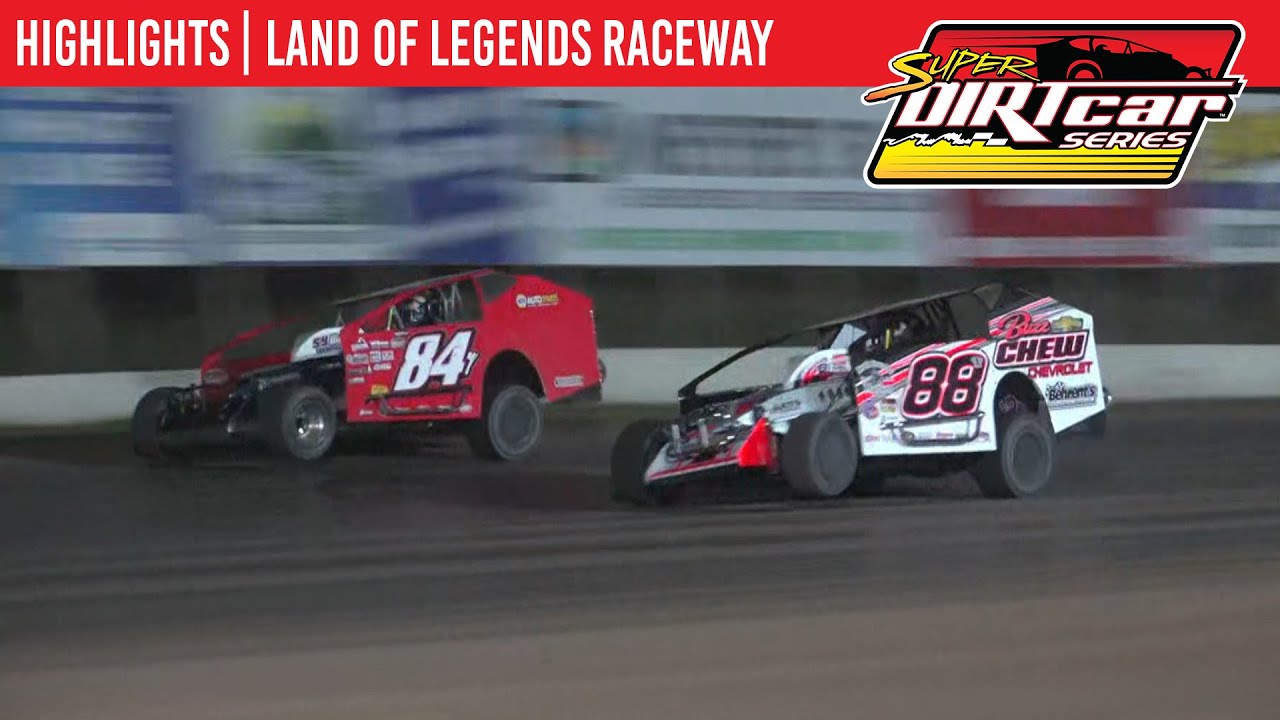 Super DIRTcar Series Big Block Modifieds | Land of Legends Raceway | August 13, 2024 | HIGHLIGHTS