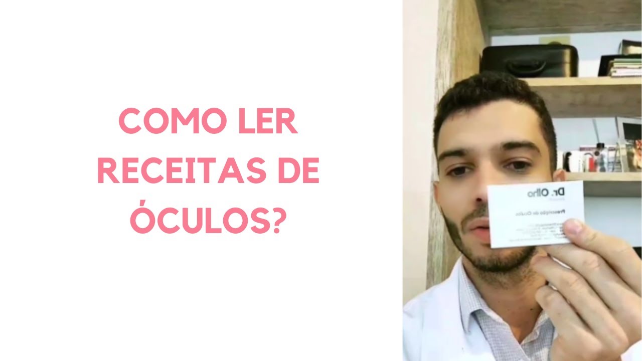 Como LER RECEITAS DE ÓCULOS? | dr.olho