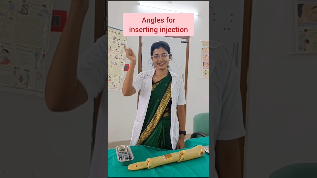 Right Injection Angle : IM, Subcutaneous & ID Made Easy