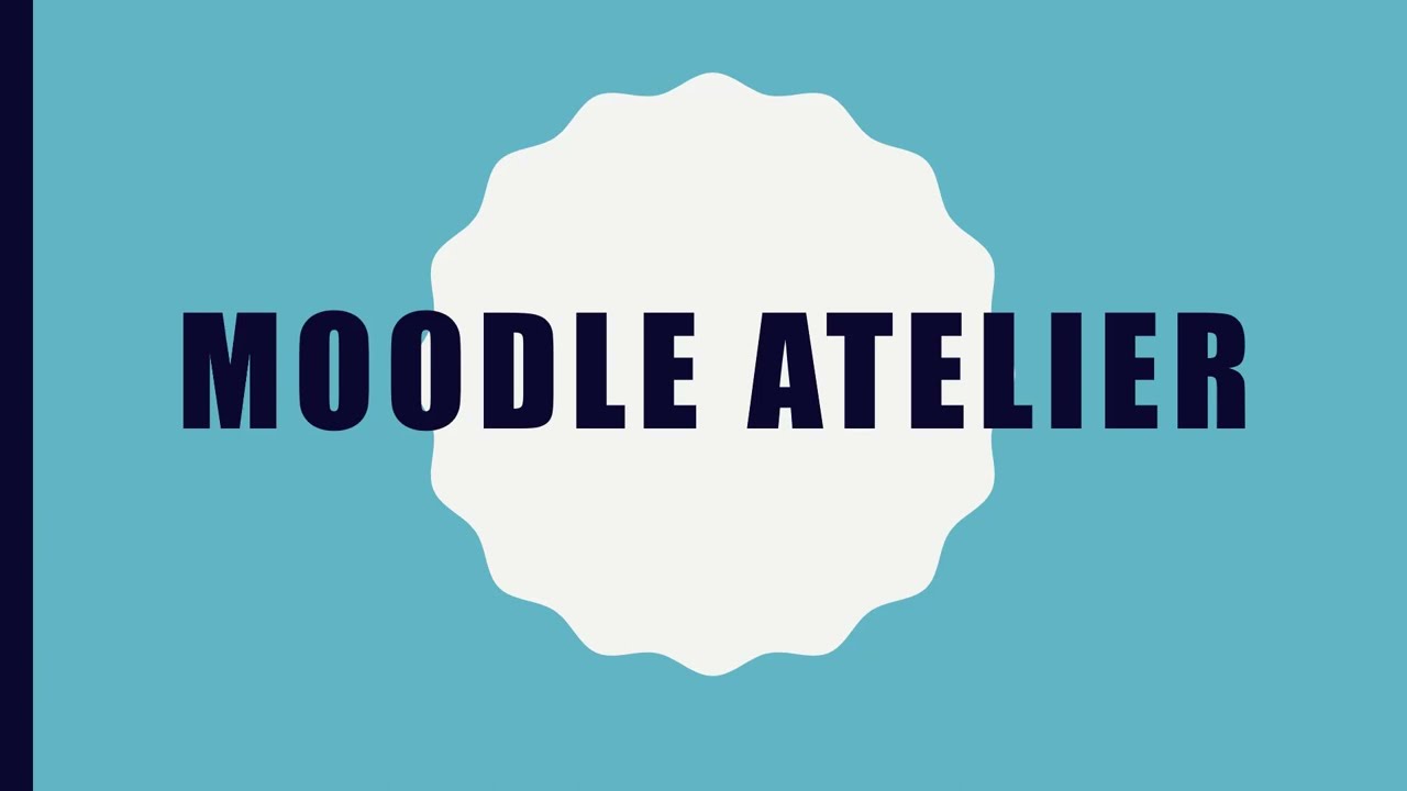 Réaliser un atelier d'écriture avec Moodle Atelier (partie 1)