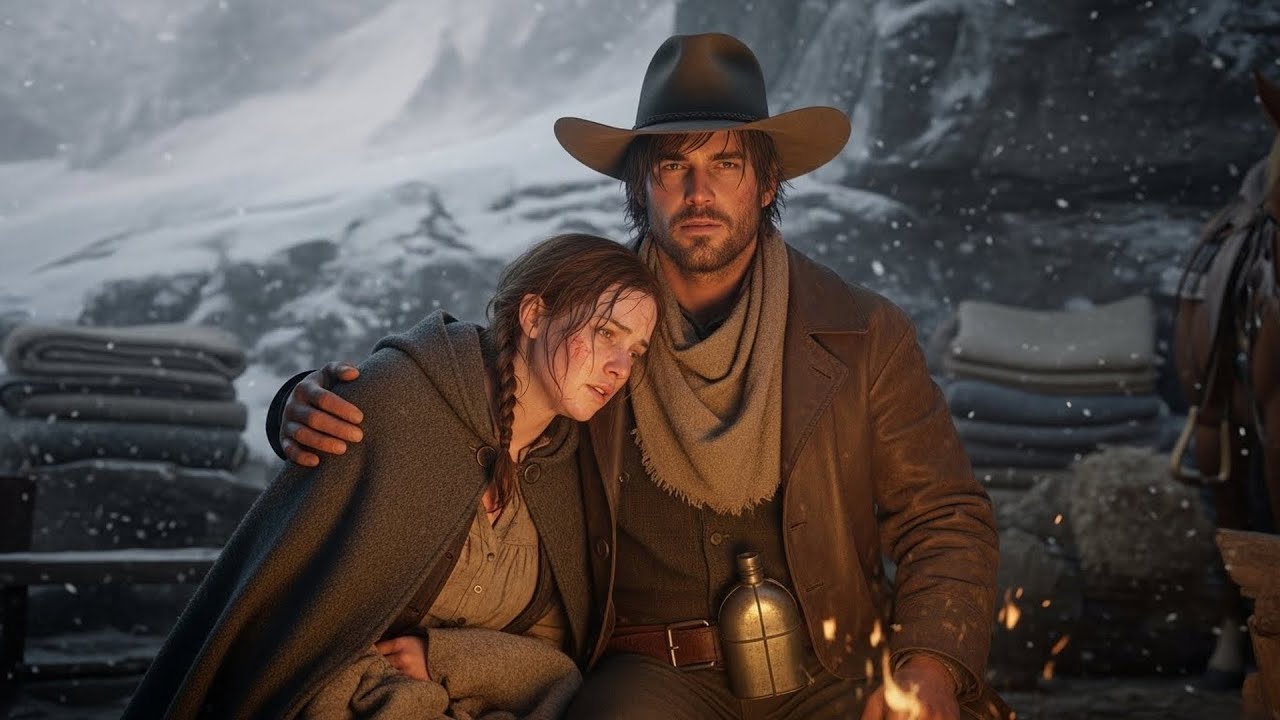She Was Trapped in a Snowstorm at the Mountain Pass, The Cowboy Rode Through to Save Her