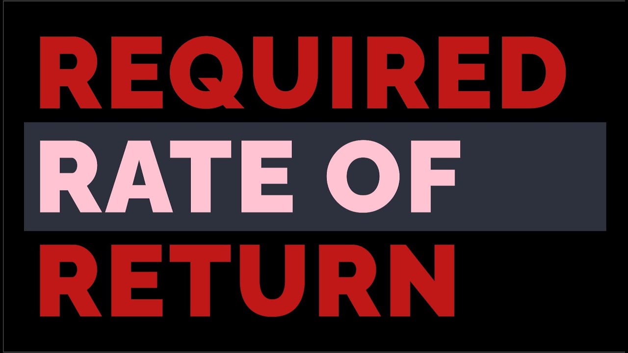 Required Rate of Return of Common Stocks
