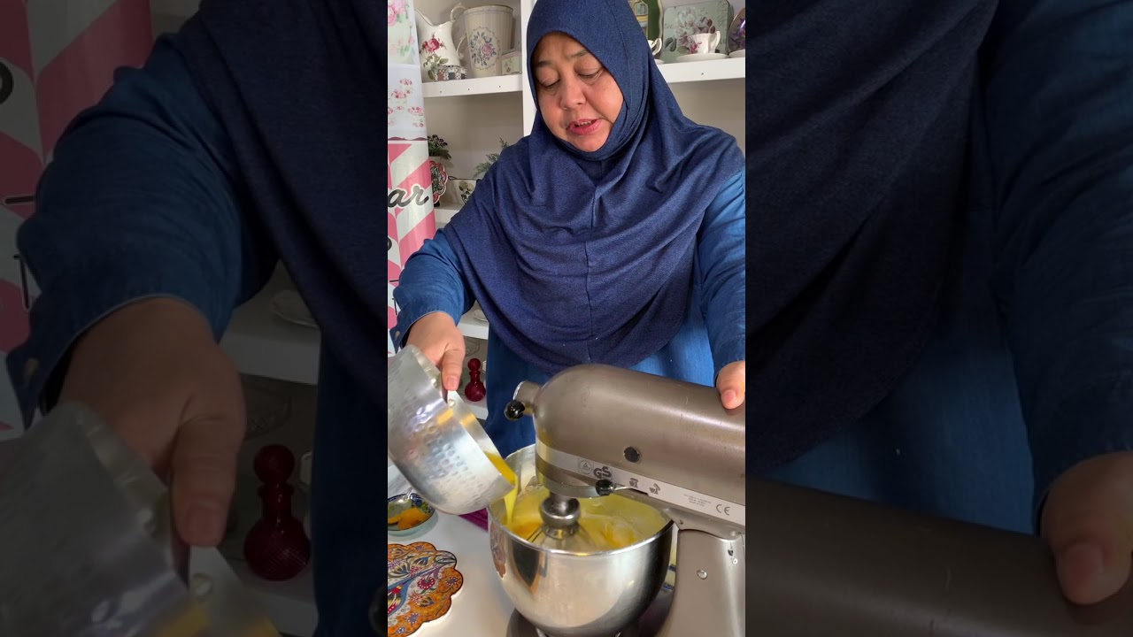 Kek Marble Putih Telur LIVE 