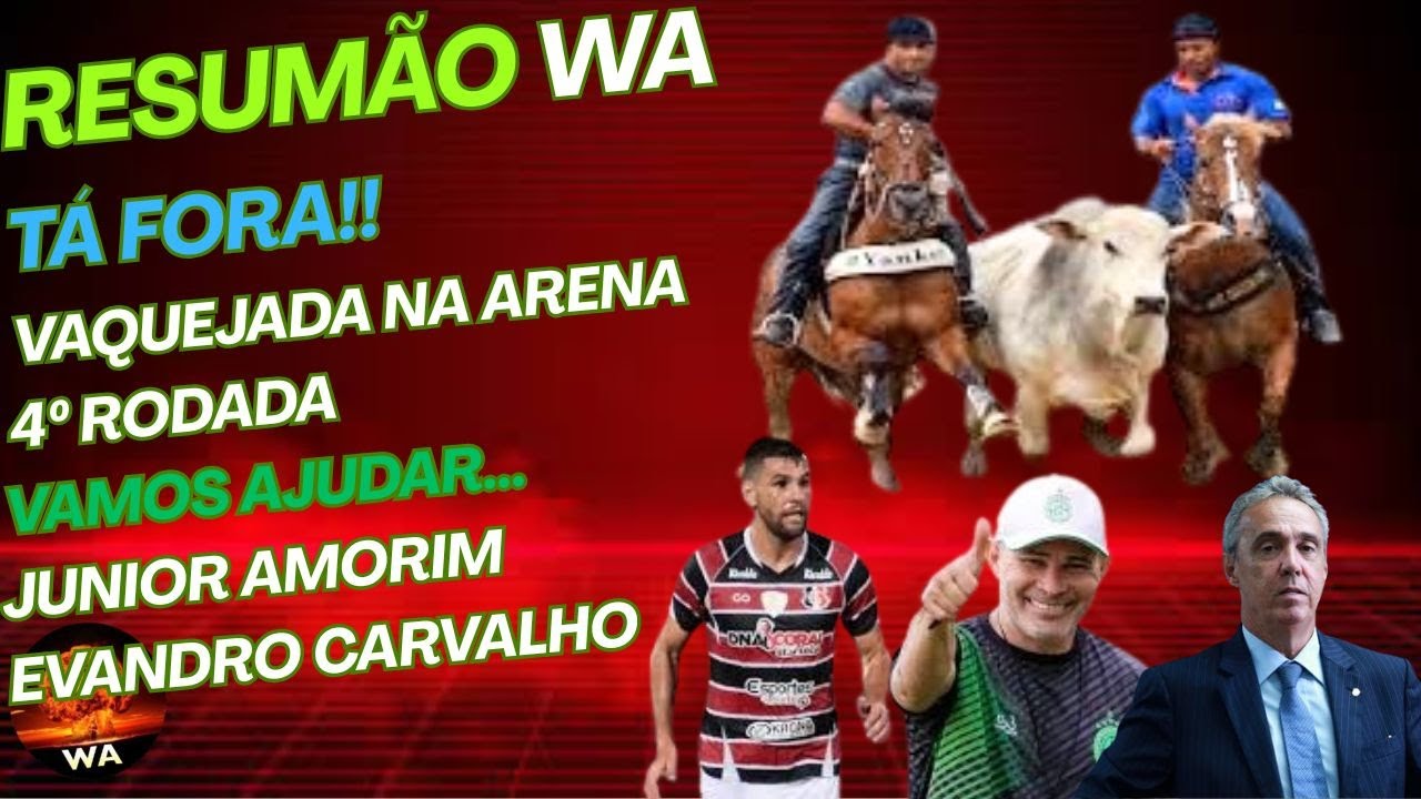 AJUDAR UM AMIGO, LUCAS LIMA, FORA DO CAMPEONATO, ARENA/VAQUEJADA, JR AMORIM #wareporter100 