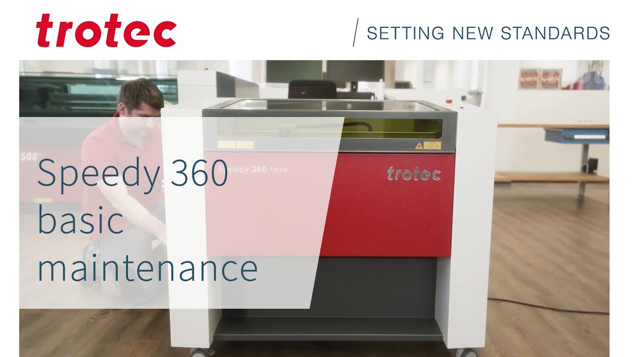 Speedy 360 basic maintenance