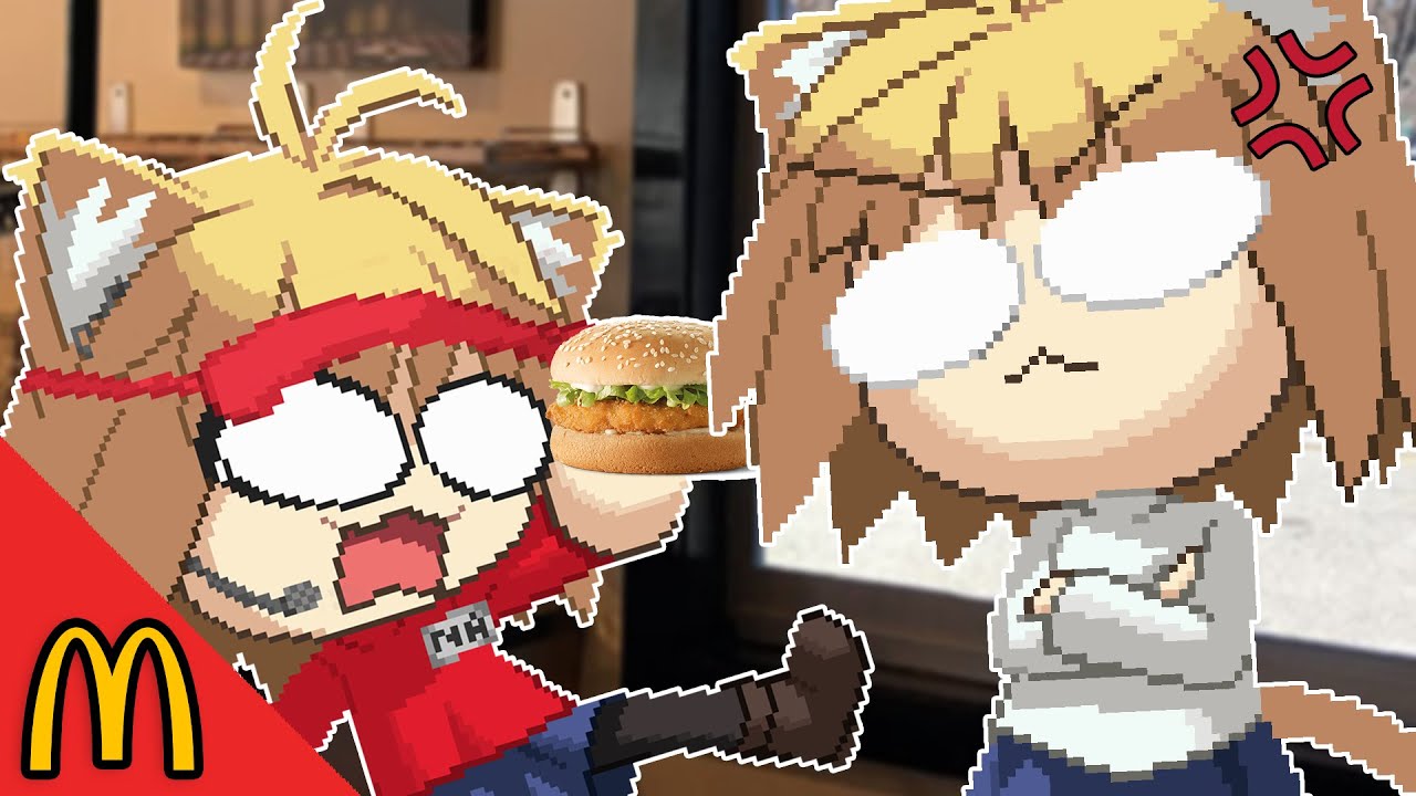 Neco-Arc orders Pilk at McDonalds