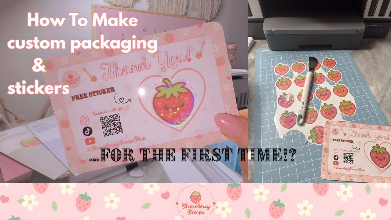 How to make custom packaging and stickers! ...For the first time
