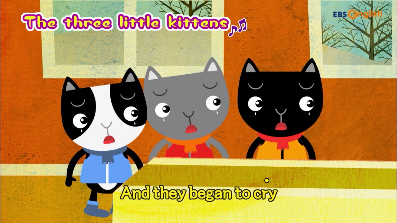 [영어동요] 35. The three little kittens | Song! Song! 리틀송 | EBSe