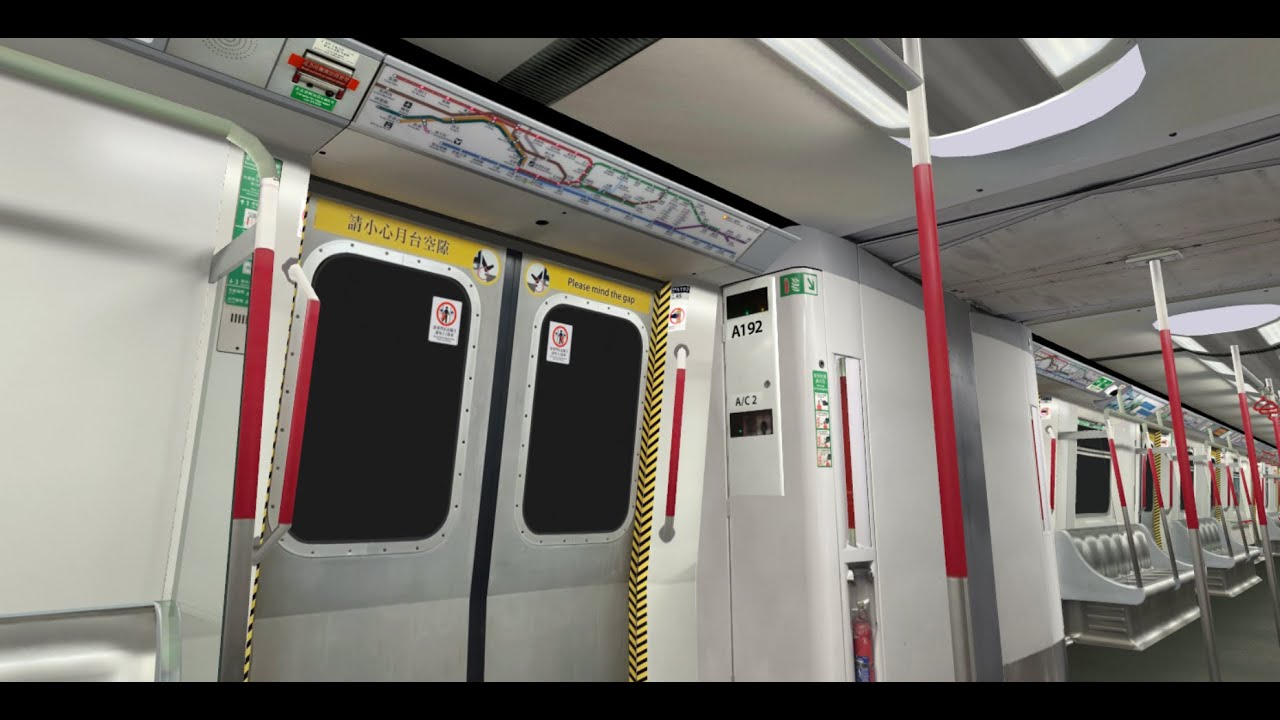 《openBVE》火燒列車 | 港島線 M Train A179/A192 太子至油麻地 | 異綫車