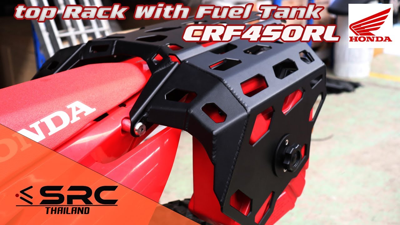 Honda CRF 450 RL Top Rack With Fuel Tank Install