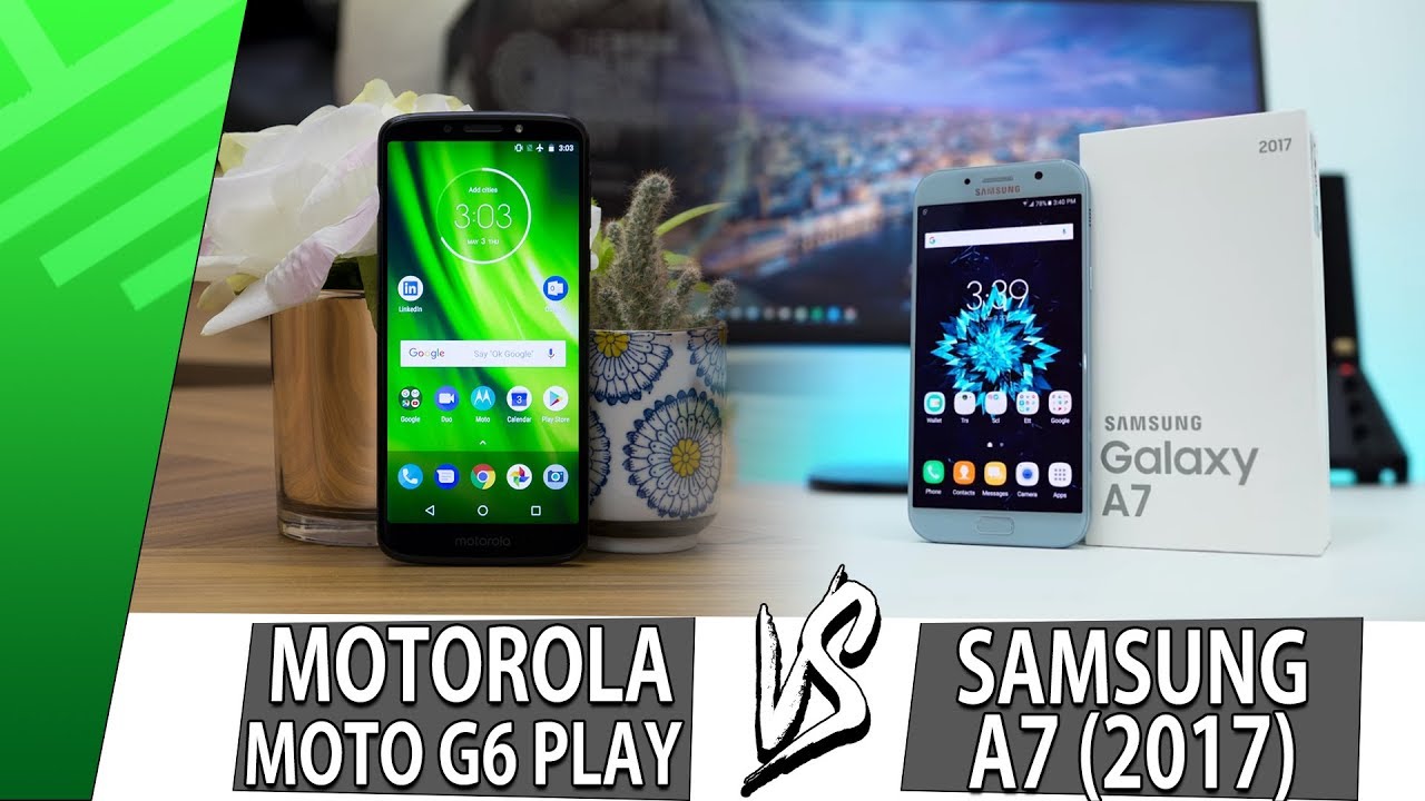 Moto G6 Play VS Samsung A7 (2017) | Enfrentamiento | Top Pulso