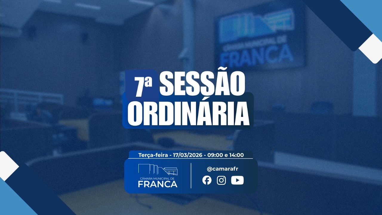 7&ordf; SESS&Atilde;O ORDIN&Aacute;RIA - ORDEM DO DIA - 17-03-26