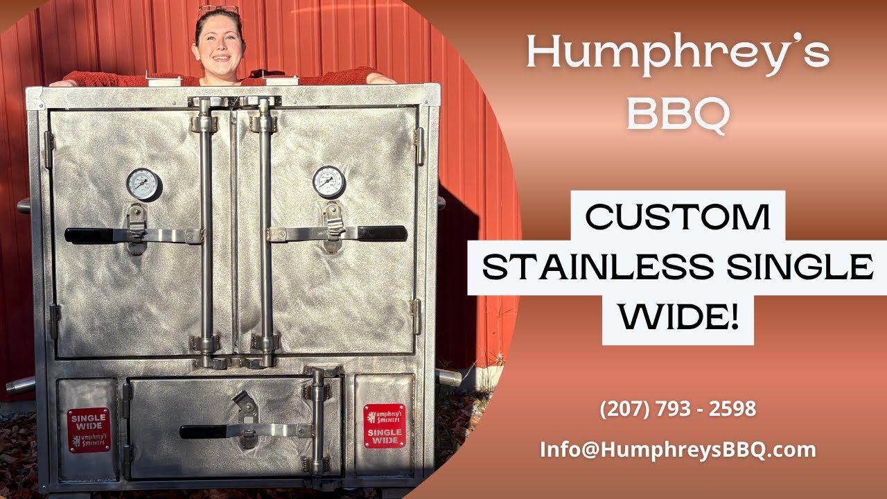 Humphrey's BBQ: Custom Stainless Single Wide!