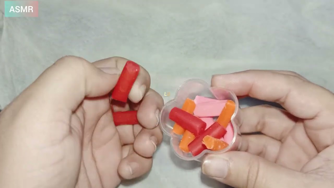 ASMR Cutting ✂️ Sound😎 Play with Soft Clay😌 Totally Relaxing & Calming #asmr #lil #relaxing #clay 