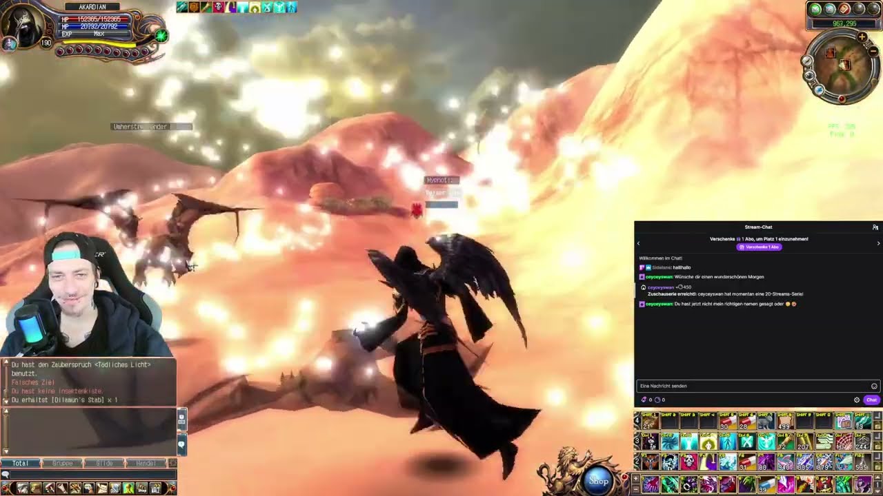 Last Chaos Twitch Live-Stream 24 / NS 190 / Mission: Start ASC / Osiris / Deutsch