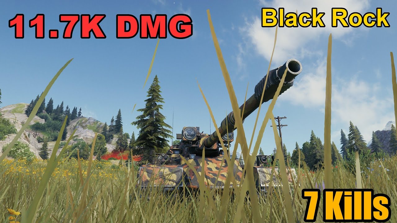 Black Rock - 11.7K Damage - 7 Kills - Map: Serene Coast - Server: EU | World of Tanks