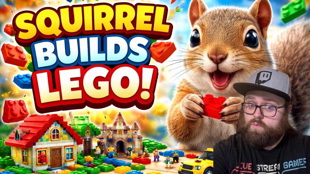 Merry Christmas Stream - Squirrel Building Legos — (LIVE) #live !social !discord